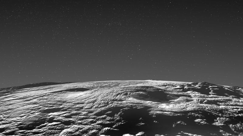 Plutón contiene volcanes de hielo gigantes que podrían indicar la posibilidad de vida