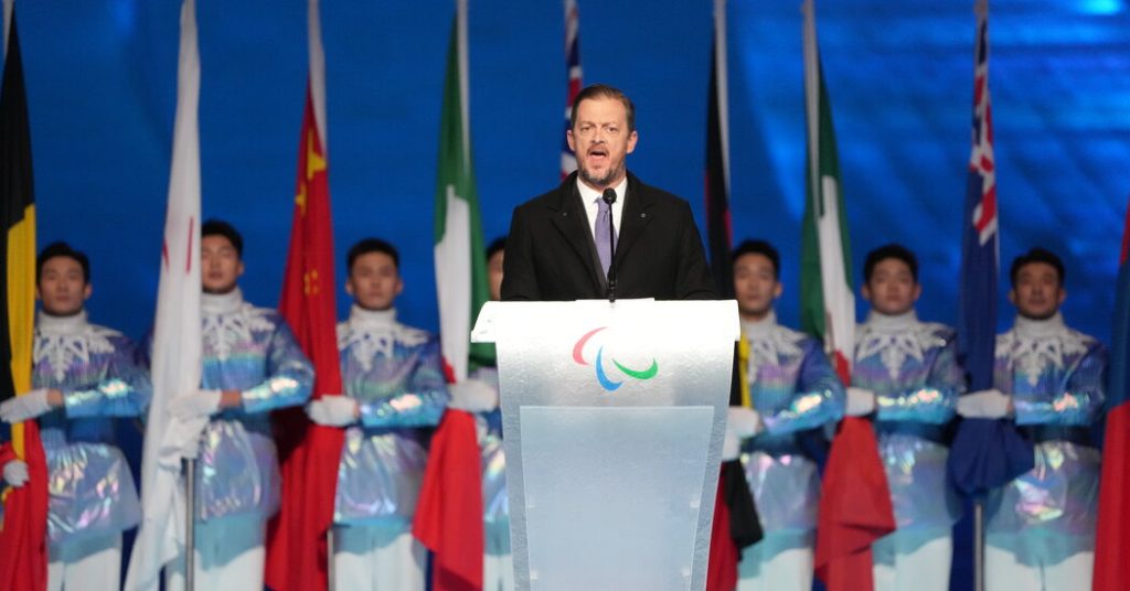 El jefe de los Juegos Paralímpicos critica a Rusia en la ceremonia de apertura