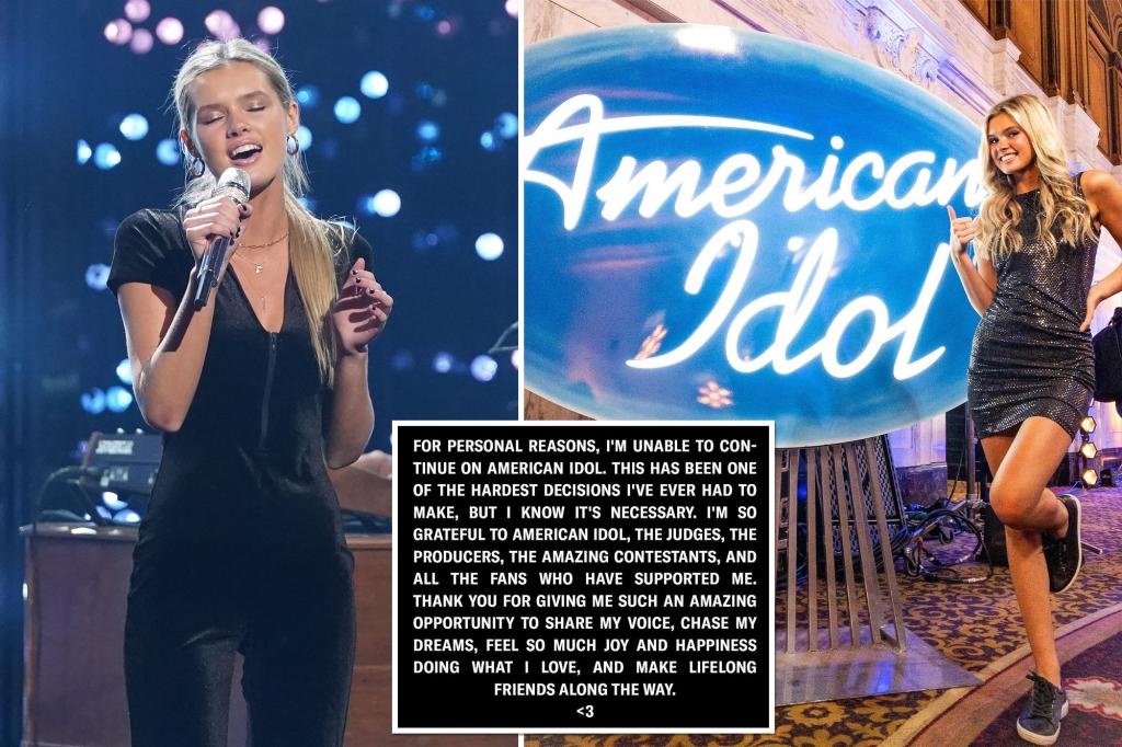 Kennedy Anderson abandonó American Idol por motivos personales