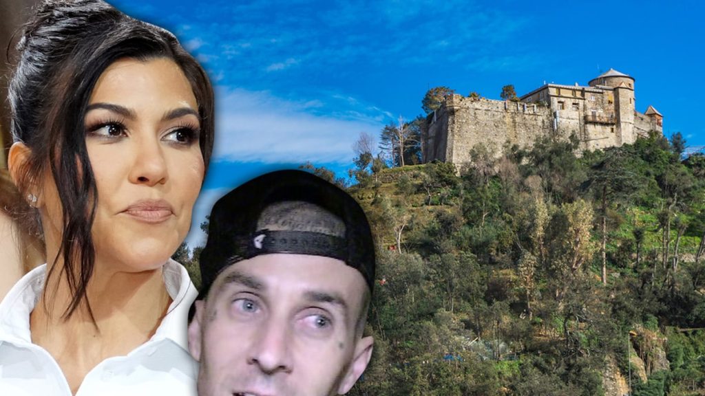Kourtney Kardashian y Travis Parker alquilan castillo italiano para boda