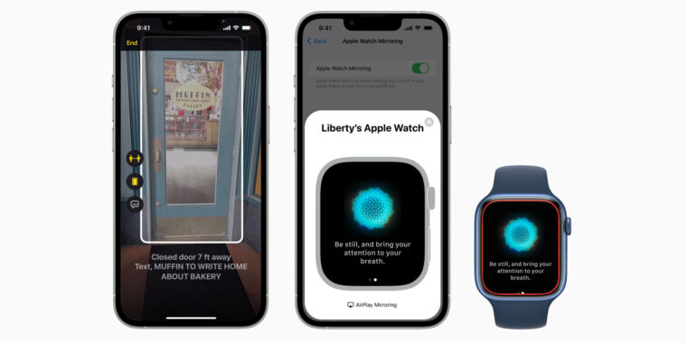 Apple detalla nuevas funciones de iPhone como detección de puertas y anotaciones en vivo