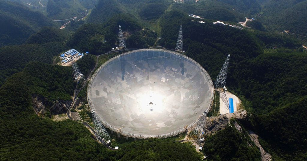 El telescopio chino no encontró ninguna señal extraña.  La búsqueda continúa.
