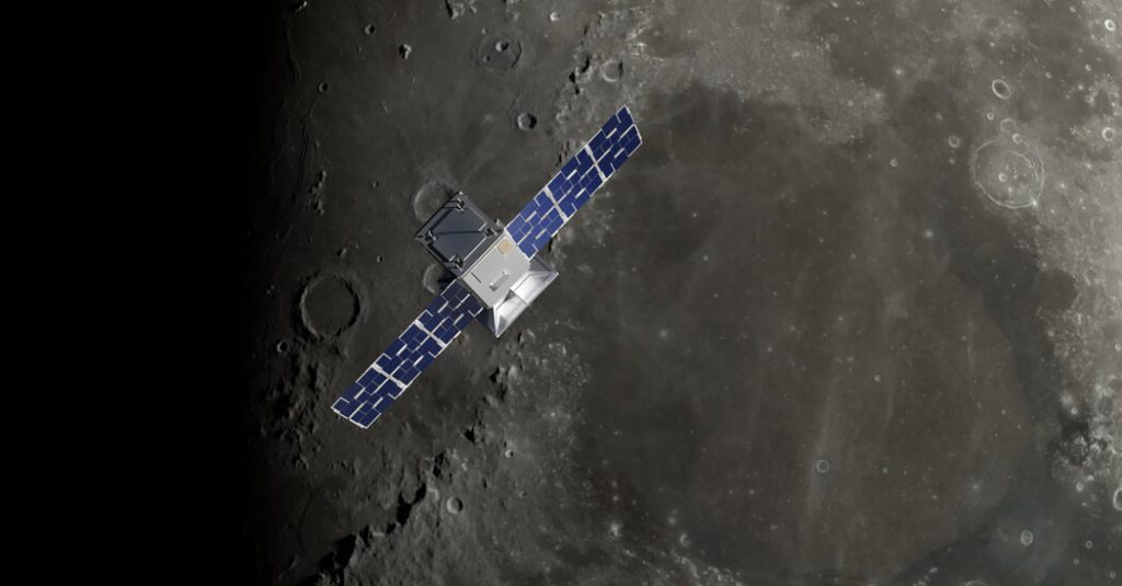 La NASA lanza Capstone, un satélite cúbico de 55 libras a la Luna