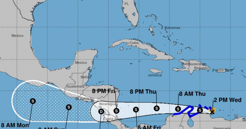 La turbulencia tropical muestra una mejor organización sobre el Caribe;  Se espera tormenta tropical Bonnie pronto - Orlando Sentinel