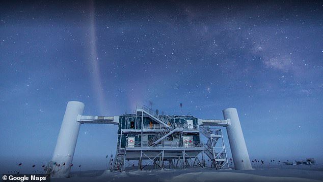El estudio determinó que las partículas fantasma provienen de Blazar mediante la recopilación de datos de partículas del Observatorio de Neutrinos IceCube en la Antártida (en la foto)