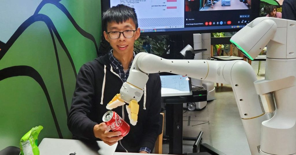 OK Google, tráeme una Coca-Cola: demostraciones gigantes de inteligencia artificial de robots que buscan refrescos