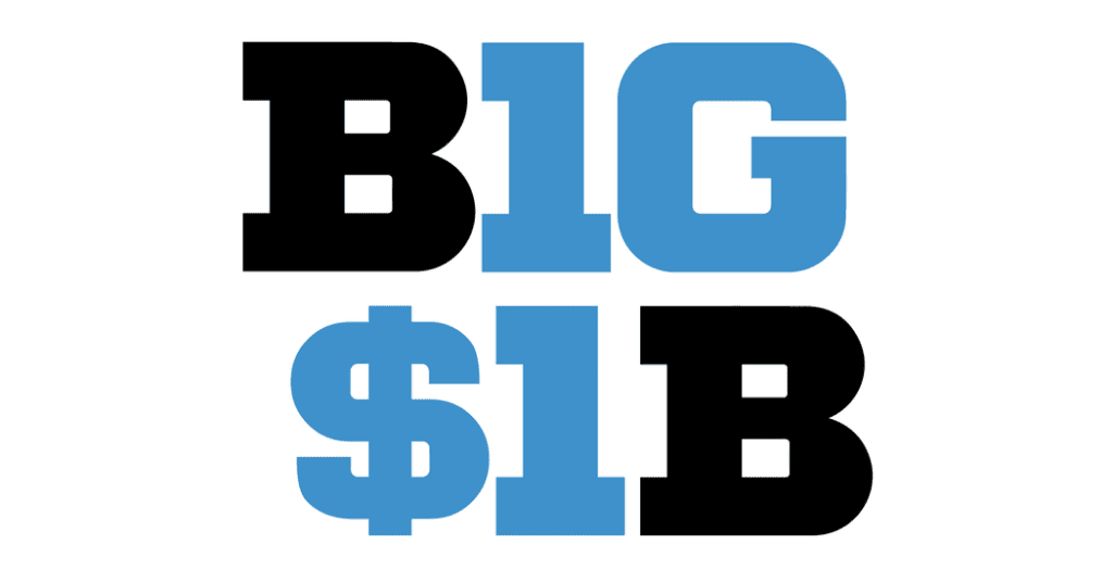 The Big Ten obtiene más de mil millones de dólares al año en un acuerdo discográfico de televisión