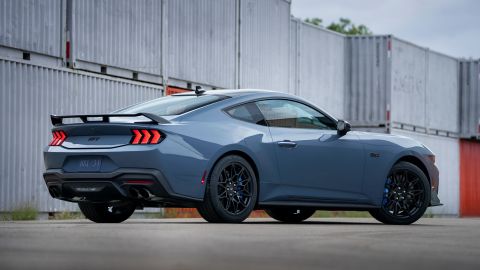 El nuevo Mustang tiene mejor aerodinámica que el modelo saliente.