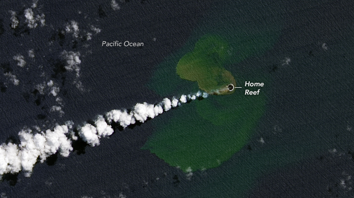 Una nueva isla ha emergido del Océano Pacífico, pero pronto podría desaparecer: NPR