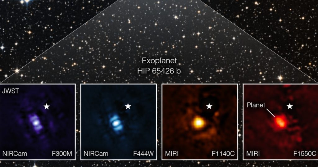 El telescopio James Webb de la NASA capturó la primera imagen de un exoplaneta