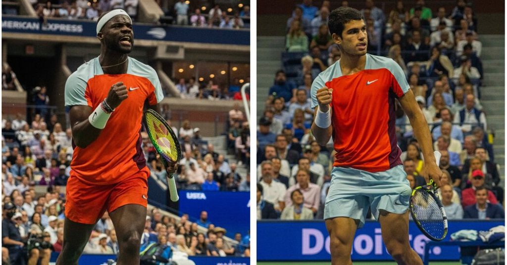 Francis Tiafoe vs Carlos Alcaraz en semifinales masculinas del US Open: cómo verlo
