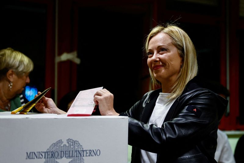 Italia se inclina hacia la extrema derecha: el partido Hermano de Italia de Giorgia Meloni está a punto de ganar las elecciones italianas