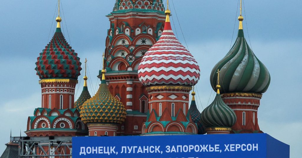 Putin organiza ceremonia en Kremlin para anexar partes de Ucrania