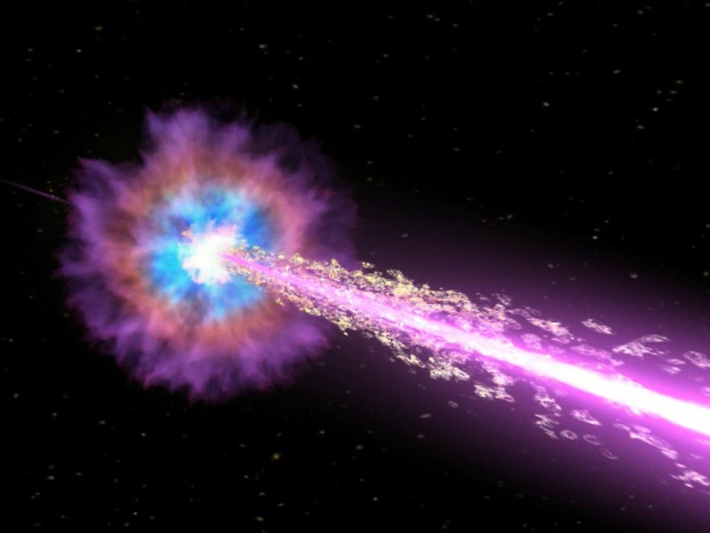 Las imágenes del telescopio de la NASA revelan la explosión más brillante jamás registrada, cuando una estrella colapsa en un agujero negro