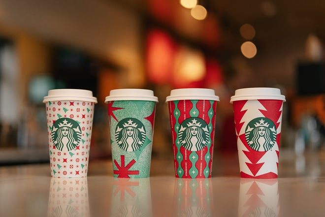 2022 Starbucks Holiday Mugs, disponibles a partir del miércoles 3 de noviembre.