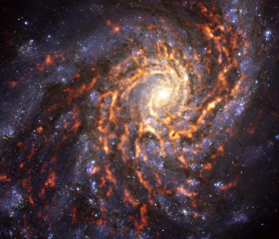 Spiral Galaxy NGC 4254 Coma Pinwheel Messier 99