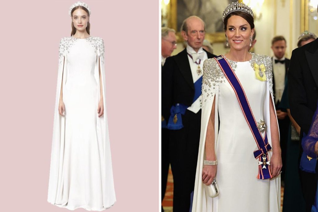 Kate Middleton acaba de usar un vestido de novia listo para usar en un evento real, y tiene una conexión especial con la reina Isabel