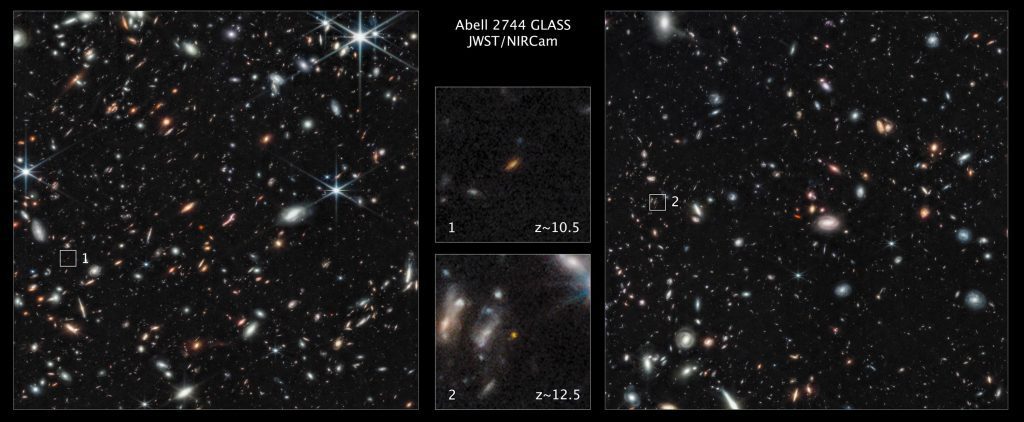 El Telescopio Espacial Webb descubre las primeras galaxias ocultas al Hubble