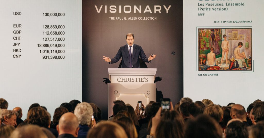 El arte de Paul G. Allen en Christie's supera los mil millones de dólares, batiendo récords