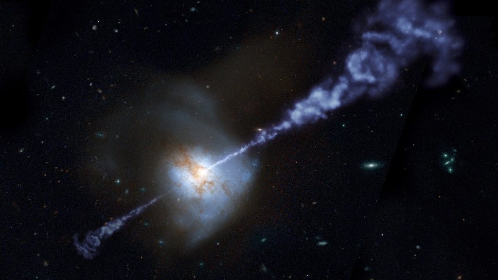 Un agujero negro supermasivo devora una estrella y arroja sus restos a la Tierra