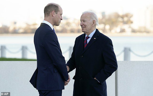 El Príncipe de Gales tuvo una conversación de 30 minutos con el presidente Joe Biden durante el viaje de Gales a Boston esta semana.