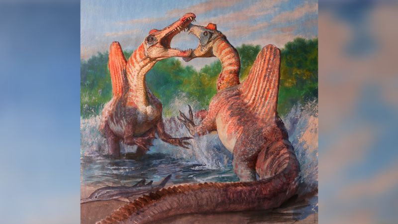 Después de todo, el temible Spinosaurus no era un flagelo marino prehistórico