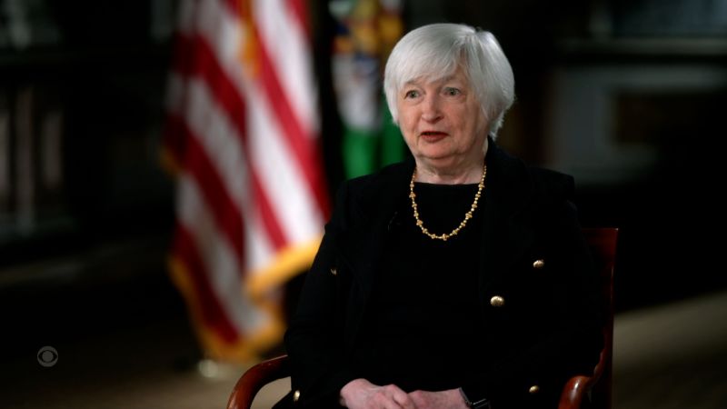 La secretaria del Tesoro, Yellen, espera que la inflación significativa se desacelere en 2023
