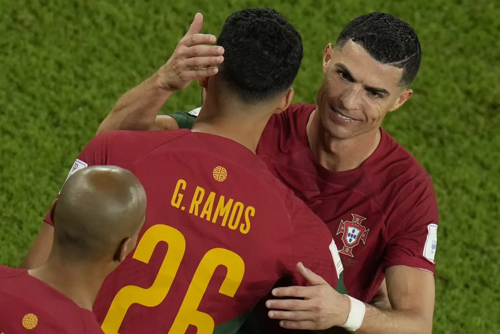 Ronaldo se quedó atrás, y Ramos marcó 3 goles para Portugal en la Copa del Mundo