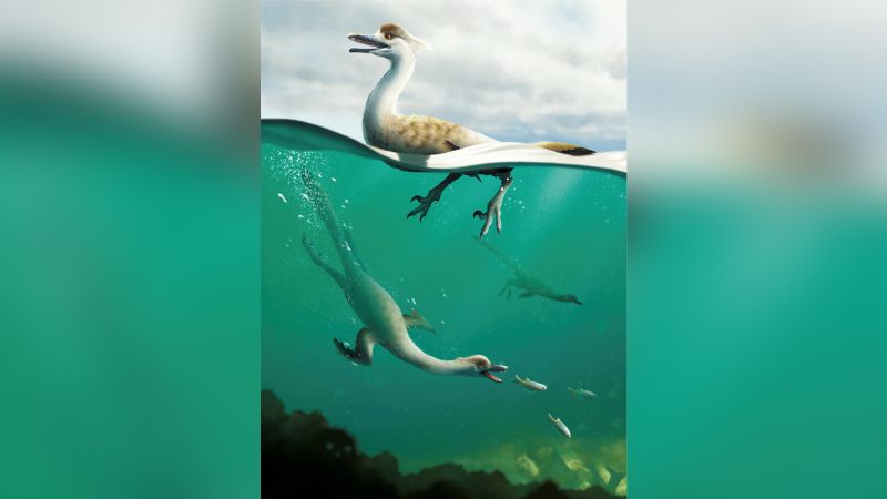 Se ha descubierto un nuevo tipo de dinosaurio parecido a un pingüino