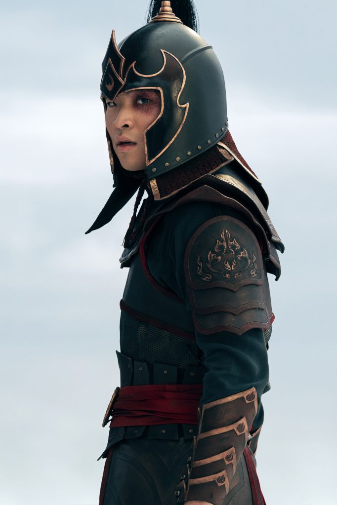 Dallas Liu como el Príncipe Zuko en Avatar: The Last Airbender, Episodio 101
