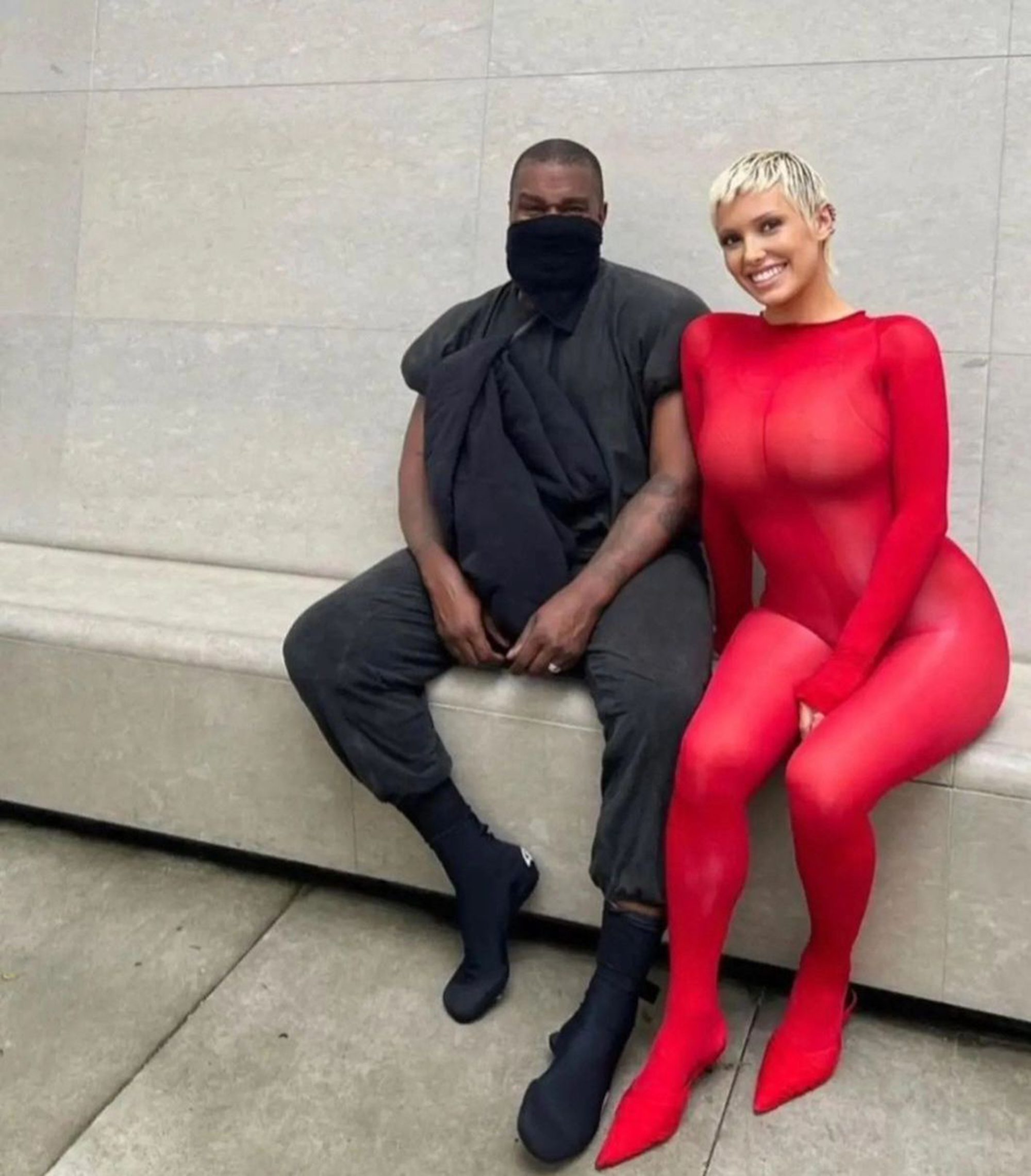 Kanye West y Bianca sensorial