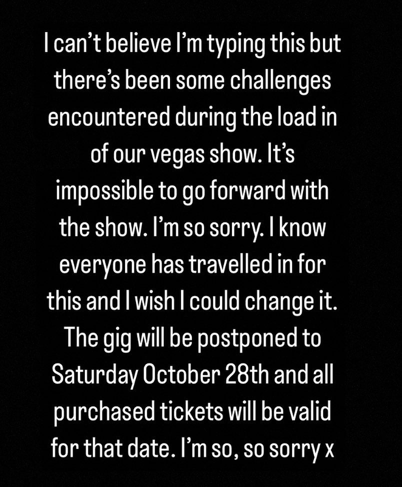 Ed Sheeran escribió un comunicado en Instagram expresando sus motivos para tener que cancelar el programa. 