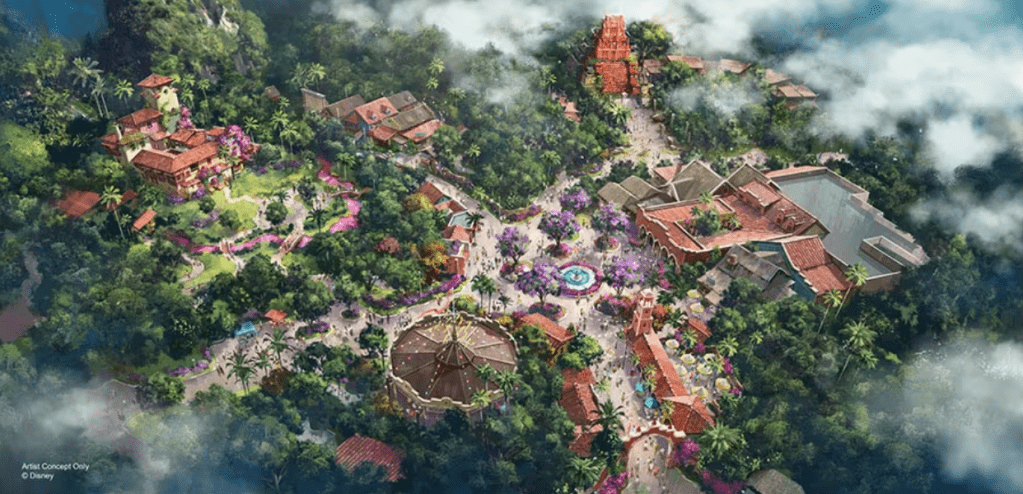 Presentación del artista "Américas tropicales"- Reimaginación temática de Animal Kingdom en Walt Disney World