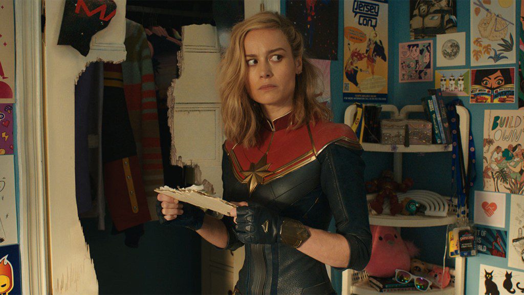 Brie Larson como Capitana Marvel/Carol Danvers en The Marvels